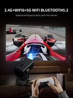 Nouveau Projecteur Portable K2 avec Batterie Rechargeable Android 11 Wi-Fi Bluetooth, Projecteur Vidéo Domestique Intégré