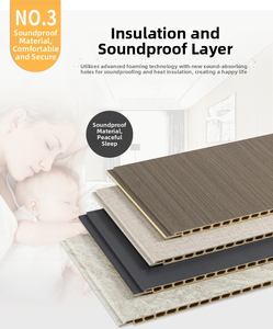 Großhandel Moderne Bambuskohle-Faser Wandpaneele Hochglanz Marmormuster für TV-Hintergrund und Badezimmer - Product Image 6