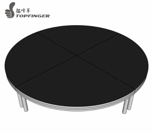 Nueva tendencia, cubierta de escenario de aluminio rectangular portátil, carga pesada, capacidad de 800KG, Instalación rápida, conciertos al aire libre, eventos, bodas - Product Image 2