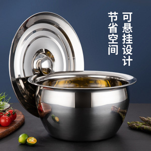 Stainless <b>Steel</b> Oil <b>Drum</b> 9 10 11 Inch Thickened Cooking Basin Durable Kitchen Oil <b>Pan</b> Round Shape - Product Image 2