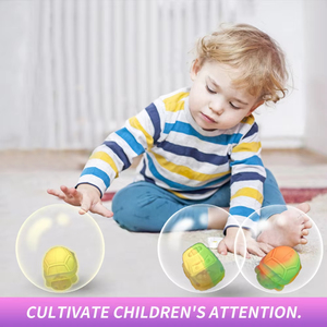 Silicone Flash điện rùa xe lăn bong bóng bóng trẻ em sáng ánh sáng ban đêm đồ chơi - Product Image 5