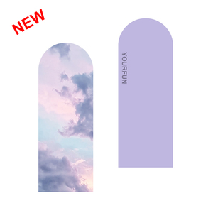 Tapis de yoga en caoutchouc ovale en forme de pilule, couleur unie nude, éco-végan, avec logo personnalisé - Product Image 5