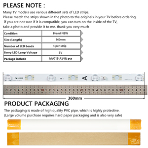 Nouvelle Bande Rétroéclairage LCD LB48009 V0-03 A LB48009 V1-04 B pour Téléviseurs <span class=keywords><strong>Sony</strong></span> KDL-48W650D KDL-48W656D - Product Image 6