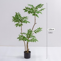 Plante artificielle haut de gamme en PVC souple laqué, grande plante d'intérieur en faux cèdre chinois en pot, décoration de salon parfumée