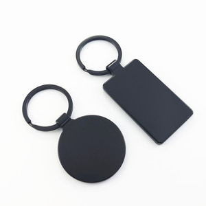 Chaveiro liga de zinco bambu Bamboo Black Bamboo Black Retangular Alloy Ecológico Natal Ocasiões Eletroforese Processada - Product Image 3