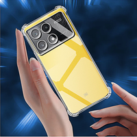 Coque de téléphone antichoc pour Xiaomi 15 Ultra 14 13 12 11 PRO Transparente Claire Souple TPU Poco X6 Pro C71 X5 X4 X3 M7 F7 Housse Arrière