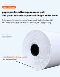 Etiquetas Térmicas para Cajas Registradoras, Rollo de Papel Térmico Impermeable 100% Pulpa de Madera, 70g, Marca Personalizada, Venta Directa de Fábrica - Product Image 3