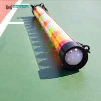 Pickleball Picker Upper détient des balles, ramasseur de balles de Pickleball léger Hopper Tube Retriever Collector avec bandoulière
