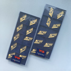 Outil de tournage en carbure monobloc YG KNUX160405R-YG801, revêtement PVD, tungstène, HRC 90, plaquettes carrées pour tour CNC, garantie 1 an - Product Image 2