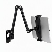 Support mural universel en métal pour téléphone, support rotatif pliable pour tablette, support pour appareils mobiles de 4 à 13 pouces