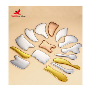 Planche de massage Gua Sha en acier inoxydable en forme de cœur pour le lifting du visage et le massage corporel, prix bas, approvisionnement mixte YOUXIN - Product Image 2