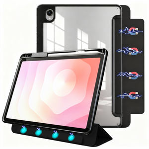 Custodia Magnetica Staccabile per Samsung <span class=keywords><strong>Galaxy</strong></span> <span class=keywords><strong>Tab</strong></span> S11 2025 <span class=keywords><strong>11</strong></span> Pollici (SM-X736B/ SM-X730), Retro Ultra Trasparente Antigraffio Leggero - Product Image 1