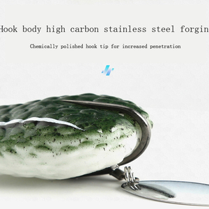 Señuelo de rana de pesca suave LUTAC, cebo artificial para Señuelos de Pesca, Spinners, Topwater, anzuelo único de acero fino de alto carbono, 60mm14g - Product Image 4