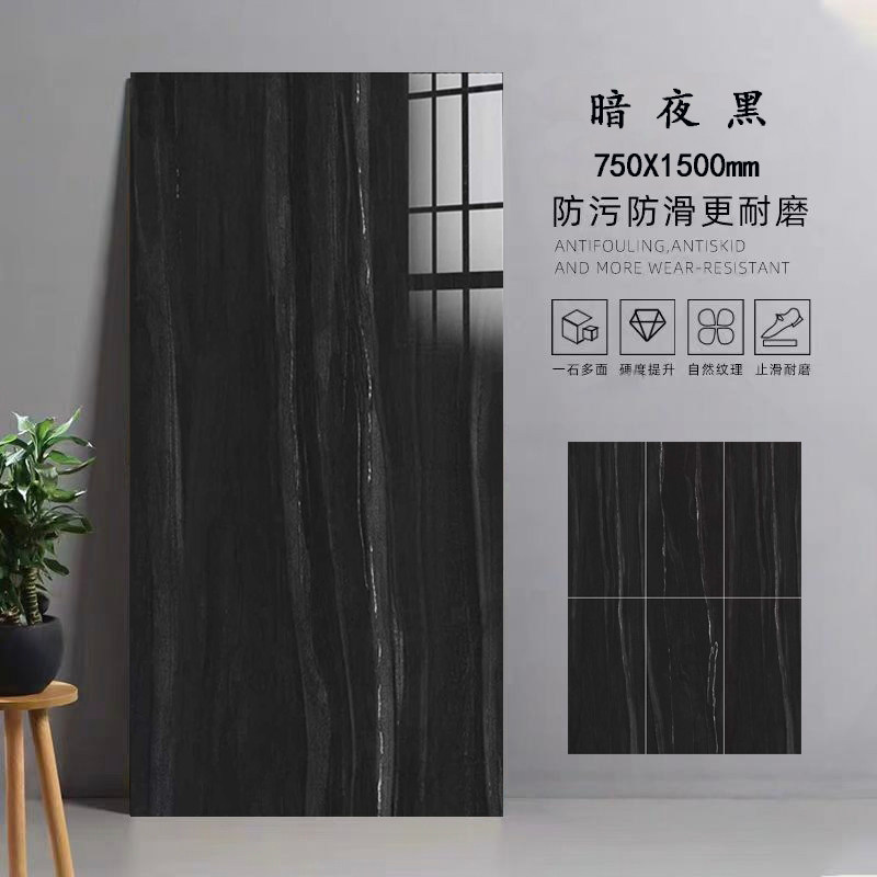7501500-noir nuit foncé