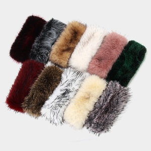<span class=keywords><strong>Bandeau</strong></span> en fausse fourrure de raton laveur <span class=keywords><strong>pour</strong></span> l'hiver, bonnets d'extérieur longs et chauds en fourrure <span class=keywords><strong>pour</strong></span> l'hiver - Product Image 4