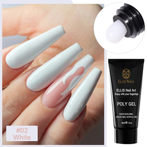 Ensemble d'extension d'ongles en gel 15 couleurs 30ml Volume <span class=keywords><strong>Nude</strong></span> Pink Nail Hard Gel Builder - Product Image 3