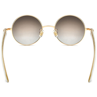 Lunettes de soleil Borregls Buffalo Horn pour hommes, nouvelles lunettes de soleil rondes de luxe, marque de créateur, lunettes de soleil somptueuses, lunettes de soleil Buffs 10012T