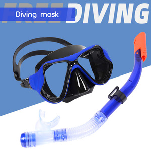 Ensemble masque de plongée et tuba avec fonction anti-buée pour adultes, équipement de natation d'été - Product Image 4