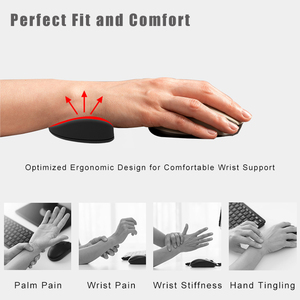 Ergonomic chuột cổ tay phần còn lại Pad ống cổ tay hỗ trợ và giảm đau mịn lướt cho văn phòng, máy tính, máy tính xách tay chuột Pad - Product Image 4