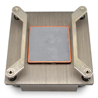 Radiateur de serveur pour processeur LGA 1155/1156/1200/Core I3/i5, refroidisseur de boîtier d'ordinateur, dissipateur thermique passif en cuivre et aluminium 1U, dissipateur thermique TDP