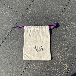 Wholesale Small Moq Plain Cotton Canvas <b>Drawstring</b> Bag High Quality Cloth <b>Pouch</b> With Silk Ribbon - Product Image 2