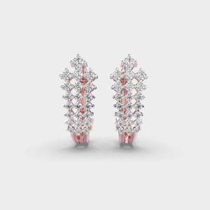 Classic Diamond <b>Stud</b> <b>Earrings</b> 925 Sterling <b>Silver</b> Stylish Fine Jewelry for Wedding Party Daily Wear Fashion - Product Image 2