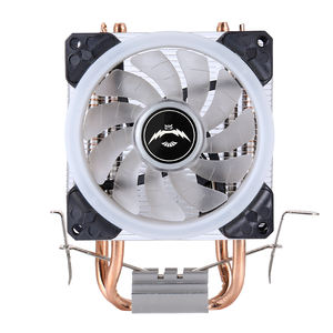 Qiuz2 2 isı boruları CPU isı emici masaüstü bilgisayar LGA 2011 X99 X79 anakart 4 dakika sessiz Fan 90mm için yanar - Product Image 5