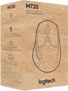 For Logitech M720 Triathlon Multi-Device Wireless <b>Mouse</b> B.T. and <b>USB</b> Unifying Receiver 1000 DPI - Product Image 6