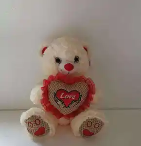 Kunden spezifische Valentinstag niedliche Plüsch tier Trompete Ich liebe dich r Cartoon Spielzeug Teddybär
