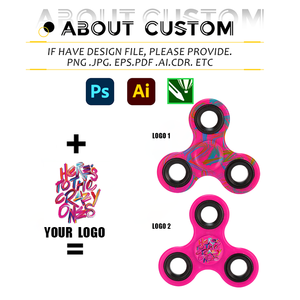 Spinner anti-stress personnalisé, jouet anti-stress pour enfants, cadeau promotionnel publicitaire avec logo personnalisé - Product Image 2