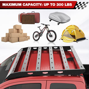 ULON <span class=keywords><strong>Porte</strong></span>-bagages de toit à cabine d'accès pour 2005-2023 T-oyota Tacoma 2e génération, M6 Bolt Installation Cargo Carrier (2 portes seulement) - Product Image 2