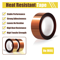 Cinta de Poliimida Adhesiva de Silicona de 0.1mm para Aislamiento de Bobinado de Motor, Revestimiento de Ranuras de Estator y Protección de Bobinas 260 ° Resistente al Calor C