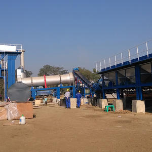 20 t/h pequeño proyecto de construcción de carreteras continuo caliente tambor mezcla betún asfalto planta mezcladora máquina - Product Image 3