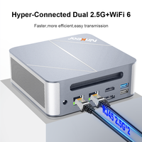 Mini PC Ninkear M8, AMD Ryzen 7 8745HS, 16 GB DDR5, SSD PCIE3.0 de 1 TB, Pantalla 4K, WiFi 6, BT5.2, Windows 11 Pro para Juegos y Oficina