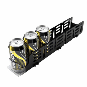 Popular Enfriador de bebidas Estante de alimentación por gravedad Sistema de deslizamiento de rodillos Empujador de estante de botella de bebida - Product Image 4