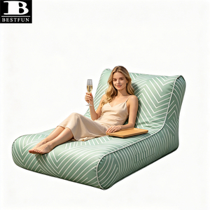 <span class=keywords><strong>Chaise</strong></span> longue <span class=keywords><strong>gonflable</strong></span> de luxe en tissu pour piscine, hamac flottant pour l'eau, pour la plage et la mer en extérieur - Product Image 6