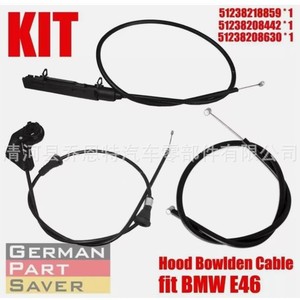 Hood Pull Cable 51238208442 For BMW E46 <b>Car</b> <b>Repair</b> Tool - Product Image 2