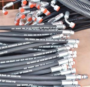 Steel Wire Braid <strong>Rubber</strong> Hydraulic <strong>Hose</strong> Pipe Assemblies Manufacturers - Product Image 6