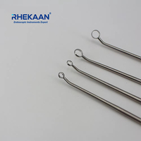 Kit d'instruments manuels Premium Fuxun ENT 3,5 mm en acier inoxydable pour curette, élévateur et boucle nasale, certifié CE