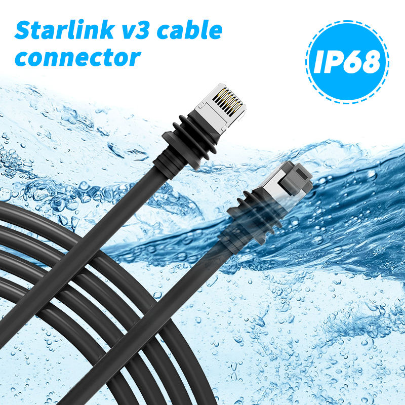 Starlink Gen 3 V3 Ethernet Cable RJ45 Waterproof Outdoor 3m