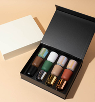 Boîtes en papier à bougies de luxe Fermeture à rabat magnétique pour l'expédition pour les ensembles de cadeaux de bougies Caractéristiques d'insertion Gaufrage de stratification mate