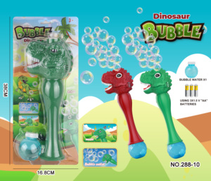 Light-Up Rainbow Dinosaur Bubble Wand Stick Plástico Intermitente Efecto <span class=keywords><strong>de</strong></span> sonido Bubble Maker - Product Image 2