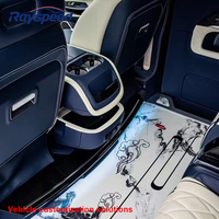 Boîte d'accoudoir avant en cuir Mercedes-Benz Classe V 220D250D260 W447, réfrigérateur double couche, écran tactile, chargeur USB, porte-gobelet