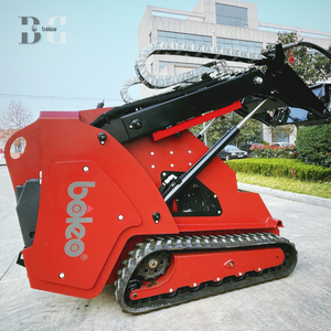 Brandneuer Hydraulischer <span class=keywords><strong>Mini</strong></span>-Kompaktlader mit Vielseitigem Zubehör: Harley-Rechen, Grabenfräse, Erdbohrer, Greifer, Betonmischer - Product Image 2