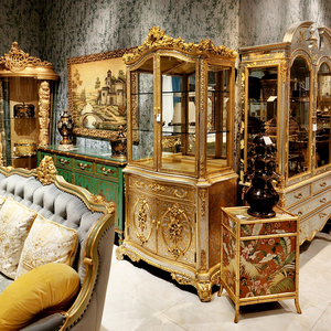 Yips LD-1203-0278 Serie Europea, Mobile Porta Vini in Legno Massello Stile Mid-Century Modern, Dipinto a Mano, <span class=keywords><strong>Arredamento</strong></span> di Lusso per Casa - Product Image 3