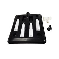 MEGO Équipement d'irrigation pour jardin et maison, plateaux de drainage en plastique PP de 15,5 et 22 pouces, supports de plantes, plateaux pour pots, trou de drainage, grand pot