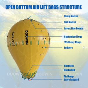 Sac de levage pneumatique de type parachute à fond ouvert en PVC pour la plongée <span class=keywords><strong>sous</strong></span>-marine, flotteur de flottabilité <span class=keywords><strong>sous</strong></span>-marine - Product Image 2