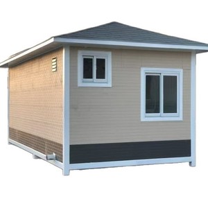 Maison modulaire avec toit en tôle colorée, design triangulaire, villa moderne, véranda, installation et assemblage faciles, avec double vitrage trempé - Product Image 5