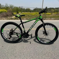 Vélo de montagne pour hommes à 21 vitesses, pneus larges, freins à disque, 26 pouces, en promotion