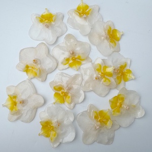 Pingente de Orquídea Seca Real em Resina UV Ecológica, Delicado e Elegante, em Várias Cores, para Colar e Brinco - Product Image 3